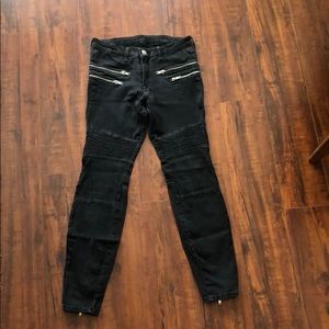 Zara zippered denim